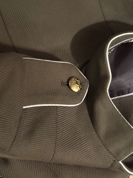 NWT Banana Republic Olivia Palermo belted military style jacket - Picture 8 of 8